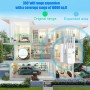 Amplificador de Señal WiFi,Repetidor WiFi,6 Antenas,2 Puertos LAN,WiFi Extender,Modo Repetidor/Router/Ap,Repetidor de Señal WiFi