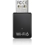 BrosTrend AX900 Mini WiFi 6 USB, Adaptador WiFi para PC Compatible con Windows 11/10/7, Antena Wi-Fi USB Doble Banda 5GHz