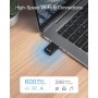 BrosTrend AX900 Mini WiFi 6 USB, Adaptador WiFi para PC Compatible con Windows 11/10/7, Antena Wi-Fi USB Doble Banda 5GHz