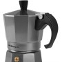 Orbegozo KFS 920, Cafetera Italiana, 9 tazas, apta para cocina de gas, vitrocerámica y eléctricas, mango ergonómico, válvula