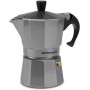 Orbegozo KFS 920, Cafetera Italiana, 9 tazas, apta para cocina de gas, vitrocerámica y eléctricas, mango ergonómico, válvula