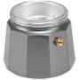 Orbegozo KFS 920, Cafetera Italiana, 9 tazas, apta para cocina de gas, vitrocerámica y eléctricas, mango ergonómico, válvula