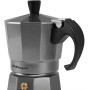 Orbegozo KFS 920, Cafetera Italiana, 9 tazas, apta para cocina de gas, vitrocerámica y eléctricas, mango ergonómico, válvula