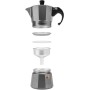 Orbegozo KFS 920, Cafetera Italiana, 9 tazas, apta para cocina de gas, vitrocerámica y eléctricas, mango ergonómico, válvula