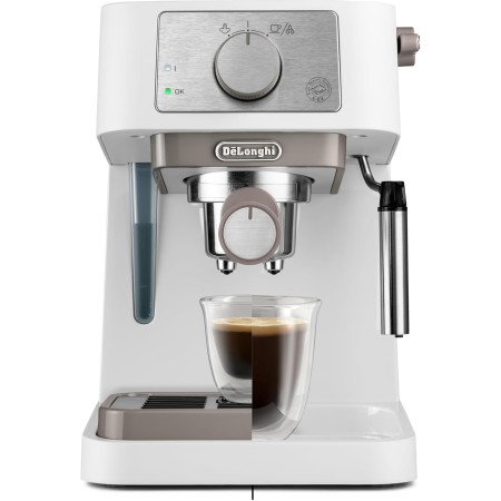 De'Longhi Stilosa Premium EC260.BK - Cafetera de bomba con 15 bares de presión, 1100 W, 1L, color negro y plata