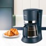 Ufesa Capriccio Cafetera de Goteo 12, Jarra 1.2L, 12 Tazas, 680W, Filtro Permanente, Placa Calefactora Antiadherente, Sistema
