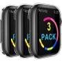 ivoler 3 Piezas Funda para Apple Watch Ultra 2 / Apple Watch Ultra, Cubierta Completa Protector de Pantalla Carcasa Protectora