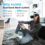 WAVLINK AX3000 - Kit de red WiFi (2 unidades), WiFi 6 Dual Band Whole Home VPN Router/Repetidor (hasta 3200 Sq.Ft.), 3 puertos