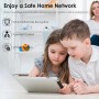 WAVLINK AX3000 - Kit de red WiFi (2 unidades), WiFi 6 Dual Band Whole Home VPN Router/Repetidor (hasta 3200 Sq.Ft.), 3 puertos