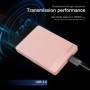 UnionSine-disco duro externo portátil, HDD rosa de 2,5 pulgadas, 320gb