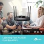 TP-Link TL-WA3001 Punto de Acceso WiFi 6 AX3000, Puente Wi-Fi, HE160, Beamforming, 4 Antenas Fijas, PoE Pasivo, Modo