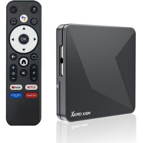Android TV Box,X5M Android 14.0 2GB RAM 16GB ROM S905X5M 2.0GHz 64-bit Quad-Core Cortex-A55 Mali-G310 GPU Support 2.4/5.0GHz