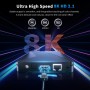 Android TV Box,X5M Android 14.0 2GB RAM 16GB ROM S905X5M 2.0GHz 64-bit Quad-Core Cortex-A55 Mali-G310 GPU Support 2.4/5.0GHz