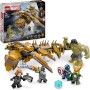 LEGO Marvel Vengadores vs. Leviatán Juguete de Superhéroes, Figura de Hulk y Minifiguras de Loki, Capitán América, Viuda Negra y