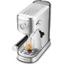 CASABREWS Cafetera Expresso y Capuccino, 20 Bares Café Expreso Manual con Manómetro, Barista Cafetera Cafe Molido, Depósito
