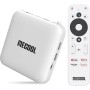 Android Smart Box TV 10.0 MECOOL KM2 Netflix Certificado Amlogic S905X2-B 4K Streaming Media Player Certificado Google 2G DDR4