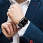 owlhold Compatible con Apple Watch 38mm, 40mm, 41mm, 42mm, 44mm, 45mm, 49mm, correa de reloj de acero inoxidable para las series