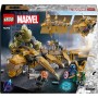 LEGO Marvel Vengadores vs. Leviatán Juguete de Superhéroes, Figura de Hulk y Minifiguras de Loki, Capitán América, Viuda Negra y
