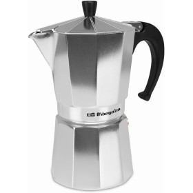 Orbegozo KF 900, Cafetera italiana, 9 tazas de capacidad, apta para cocinas a gas, eléctricas y vitrocerámicas, mango