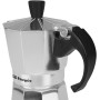Orbegozo KF 900, Cafetera italiana, 9 tazas de capacidad, apta para cocinas a gas, eléctricas y vitrocerámicas, mango
