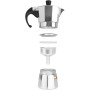 Orbegozo KF 900, Cafetera italiana, 9 tazas de capacidad, apta para cocinas a gas, eléctricas y vitrocerámicas, mango