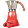 Jocca - Cafetera Italiana Electrica 6 Tazas con Base Giratoria 360° y Jarra Sin Cables