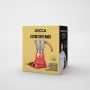 Jocca - Cafetera Italiana Electrica 6 Tazas con Base Giratoria 360° y Jarra Sin Cables