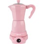 Jocca - Cafetera Italiana Electrica 6 Tazas con Base Giratoria 360° y Jarra Sin Cables
