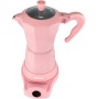 Jocca - Cafetera Italiana Electrica 6 Tazas con Base Giratoria 360° y Jarra Sin Cables