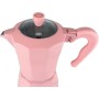 Jocca - Cafetera Italiana Electrica 6 Tazas con Base Giratoria 360° y Jarra Sin Cables
