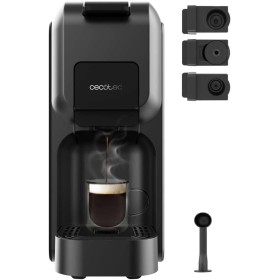 Cecotec Cafetera Cápsulas Express Compacta FreeStyle Compact Black. 1350W, 20 Bares, Apta para Café Molido, Dolce Gusto,