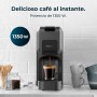 Cecotec Cafetera Cápsulas Express Compacta FreeStyle Compact Black. 1350W, 20 Bares, Apta para Café Molido, Dolce Gusto,