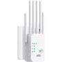 Amplificador Señal WiFi 1200M Repetidor WiFi Largo Alcance 5G y 2.4G Doble Banda WiFi Extender con 6 Antenas de Alta Ganancia,
