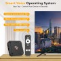 Puersit Android TV Box 10.0, Box Android TV X98SE Avec Allwinner H313 Quad Core Arm Cortex A53 CPU Support 4K HD Dual WiFi