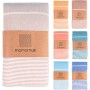 MOMOMUS Fouta Playa XXL, con Flecos y 100% Algodón – Ideal como Toalla de Playa Grande Antiarena, Manta de Picnic sin Arena,