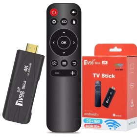 Android TV Stick 4K DDR4 2GB RAM 16GB ROM H313 Quad-Core 64bit WiFi5 Dual 2.4G/5G WiFi HDR10+ HD Smart TV Stick Box (H 2+16)