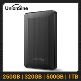 UnionSine HDD Disco duro externo portátil de 2,5 pulgadas 250GB 320GB 