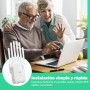 Repetidor WiFi, Amplificador de Señal WiFi,6 Antenas, 2 Puertos LAN,Extensor WiFi/Router/Repetidor/Ap Modo,Cobertura Total de