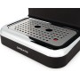 CREATE / THERA RETRO/Cafetera Express Semiautomática Blanco Mate y Madera / 20 bares, brazo doble salida, depósito 1,25L, café