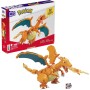 Mega Construx Pokémon Charizard Figura de 222 Bloques de construcción de Juguete para niños (Mattel GWY77)