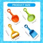 Gukasxi Juego de 8 Palas de Arena para niños, de plástico, para Playa, para Jugar al Aire Libre en Verano (Color Aleatorio)
