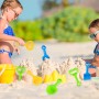 Gukasxi Juego de 8 Palas de Arena para niños, de plástico, para Playa, para Jugar al Aire Libre en Verano (Color Aleatorio)