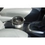 Bestron Cafetera, Cafetera goteo con taza aislada, para café de filtro molido, 2 tazas grandes, 750 vatios, acero inoxidable,