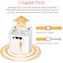 Tenda Nova Mesh MX3 (3-Pack) - Router Mesh WiFi 6 AX1500, WiFi Mesh de Doble Banda 2,4 GHz/5 GHz, Cobertura hasta 270㎡ y Conecta