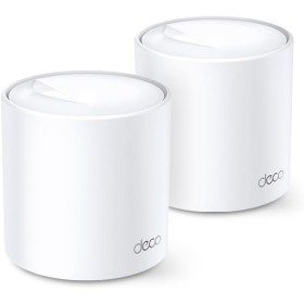 TP-Link DECO X20(2-Pack) - Sistema WiFi 6 Mesh, AX1800 Doble hasta 370 m2, 2 x Puertos Gigabit, MU-MIMO, OFDMA, Seguridad WPA3,
