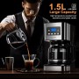 Taylor Swoden Darcy - Cafetera de goteo, pantalla LCD, filtro reutilizable, programable, función auto limpieza
