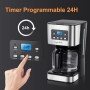 Taylor Swoden Darcy - Cafetera de goteo, pantalla LCD, filtro reutilizable, programable, función auto limpieza