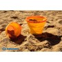 Schildkrot Cubo Plegable, para Playa, Ahorra Espacio, Ø20 cm, Volumen de 2 litros