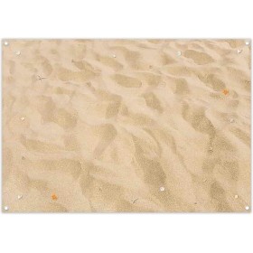 Luminora Fondo de fotografía de playa de arena de verano de 2.1 x 1.5 m, fondo tropical de estrella de mar hawaiana, fondo de