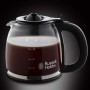 Russell Hobbs Cafetera de Goteo [15 tazas, 1100 W] Colours+ Red (jarra cristal 1.25 l, tecnología WhirlTech, pantalla LCD,